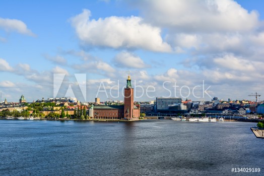 Bild på View of Stockholm cityscape Stockholm city Sweden 